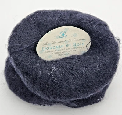 Knit One Crochet Too, The Gourmet Collection -Black -Mohair/Silk -25g/225 Yards - Image 1 of 4