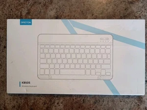 OMOTON Ultra-Slim Bluetooth iPad Wireless Keyboard KB505 Black NEW - Picture 1 of 8