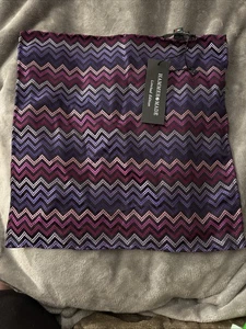 Hammer Made Geometric Woven Pocket Square Purple Silk NWT - Picture 1 of 4