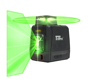 1x 360° ULTRA BRIGHT GREEN Plane & 1x Line Auto-Level Rotary Cross Laser KIT - Picture 1 of 7