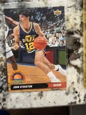 1992 Upper Deck All-Division Team  John Stockton AD14 - Image 1 of 2
