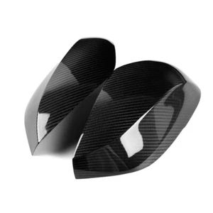 Dry Carbon Fiber Side Mirror Cover Caps Fit For 17-19 Infiniti Q60 Coupe - Bild 1 von 5