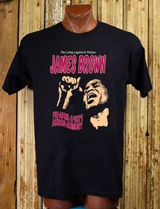 James Brown Akron OH 1971 Concert Cotton T -Shirt XL - Picture 1 of 1