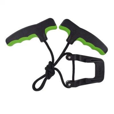 Crossbow Cocking Device Cocker Rope Double Handle String Cocking Tool (GR & BK) - Image 1 of 4