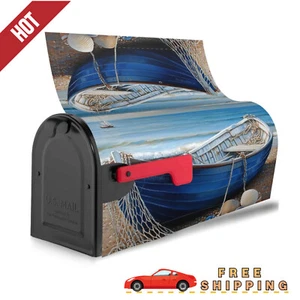 Beach Boat Mailbox Package Mailbox Cover for Home Decoration Magnetic Pearls - Picture 1 of 15