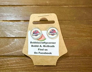 Jurassic Park stud earrings - Picture 1 of 3