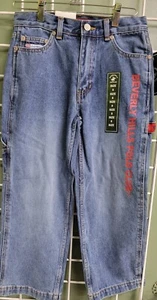 Boys Carpenter Denim Pants Beverly Hills Polo Club Relaxed Size 8-18 New Tags - Picture 1 of 2