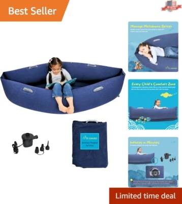 Cápsula sensorial inflable para niños - Silla cómoda personalizable, bomba eléctrica incluida Foto 1 de 4