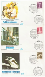 !!! BRD INDUSTRIE & TECHNIK (III) Ersttagsbriefe 5 Werte komplett !!! - Bild 1 von 2