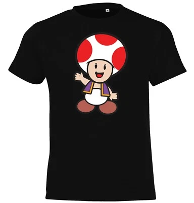 Youth Designz Toad Kinder T-Shirt Print Lustig Spruch Mario Luigi Nerd Gaming