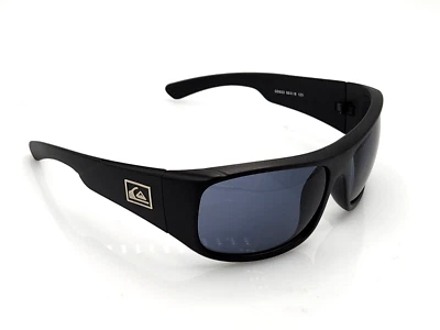 Gafas de sol envolventes deportivas grandes Quicksilver marco negro mate lentes de humo oscuro NUEVAS Foto 1 de 4