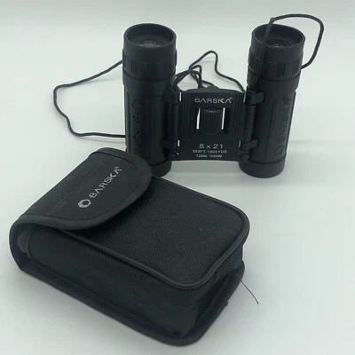 Barska Lucid AB10108 8x21 Compact Binoculars W/ Case - Image 1 of 4