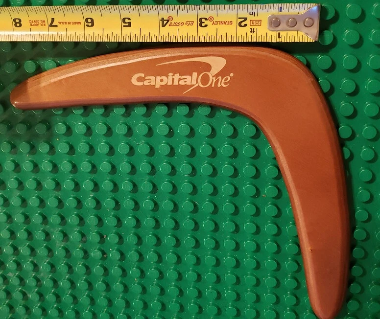 1pc return boomerang wooden Outdoor CAPITAL ONE PROMOTIONAL - Image 1 of 1