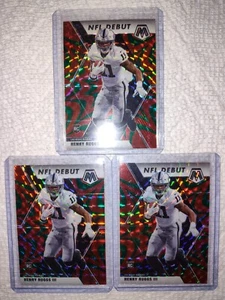 Henry Ruggs III Rookie 2020 Mosaik Reaktiv Orange Prizm 3 Karten Set - Bild 1 von 2