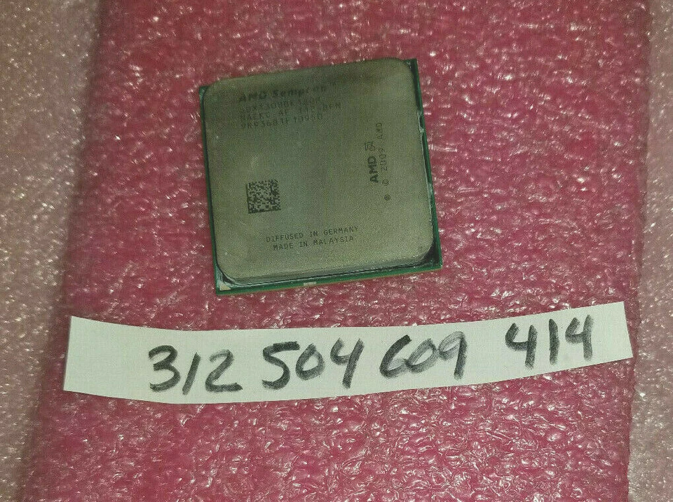 AMD Sempron X130 SDX130HBK12GM 2.6 GHz AM3 45W Desktop CPU Processor - Image 1 of 1