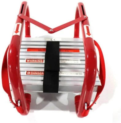 YUMHOME 15 Ft Fire Escape Ladder 2 Story Emergency Portable Safety Reusable Ladder