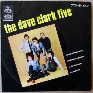 THE DAVE CLARK FIVE EP 7" PS A Little Bit Now + 3 TOP Rare SOUTHAMERICA Ed. 1969 - Picture 1 of 4