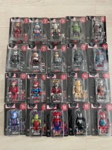 Be@rbrick Bearbrick Happy Kuji Marvel Set 20 Pack 100% - Picture 1 of 4