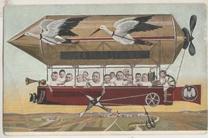 GERMAN Old Rare a pictorial Postcard Cartolina Postal 1950s - Picture 1 of 2