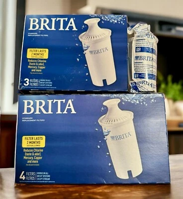 8 BRITA Water Filters for All BRITA Pitchers And Systems EXCEPT Stream NEW - Image 1 of 4