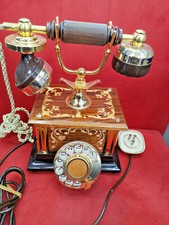 TELEFONO vintage intarsiato stlle (HOLLYWOOD)