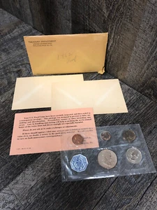 1962 PC Treasury Dept 90% Silver 5 Coin Proof Set US Mint Philadelphia SEALED - Picture 1 of 24