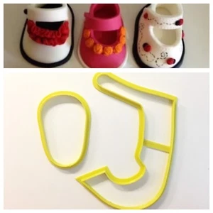 Formine Scarpetta Scarpa 6cm Pasta Di Zucchero FORMINA BISCOTTI COOKIE Per Pdz - Picture 1 of 1