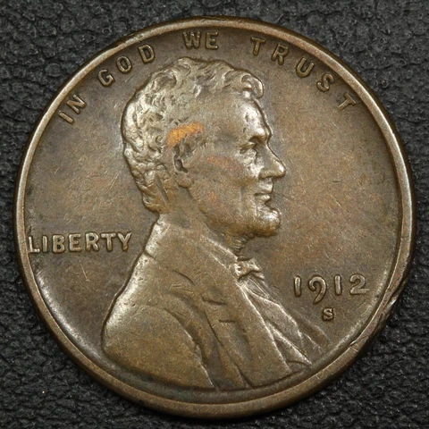 1912 S Lincoln Wheat Copper Cent Cover