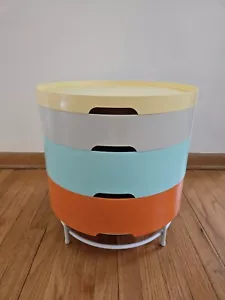 Ikea PS 2014 Stacking Tray Table Colorful Retro Mid Century Style - Picture 1 of 6