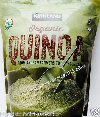 Kirkland Quinoa 100% USDA Orgánica Granjas Andinas Sin Gluten, 2,04 kg (4,5 lb) Foto 1 de 3
