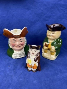 3 Vintage TOBY KRÜGE ~ verschieden, ohne Chips ~ Wood & Sons, Staffordshire - Squire - Bild 1 von 12