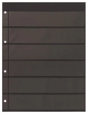 Kobra Einsteckblätter Schwarz E26 mit 6 Streifen (10er Pack) Neu