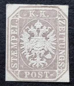 ASI Lombardo Veneto 1863 Francobolli per giornali Soldi 1,05 bruno nuovo SG - Picture 1 of 1