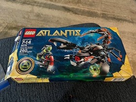 LEGO Atlantis 8076 &ndash; Deep Sea Striker / Water Bike - Near Complete no stickers
