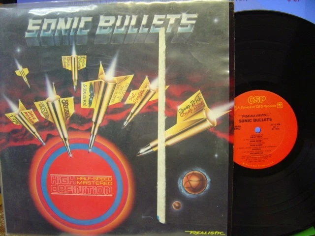 AUDIOPHILE 1/2 SPEED: SONIC BULLETS; SANTANA BOSTON JOURNEY CHEAP TRICK E BISHOP - Image 1 of 1