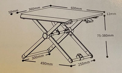 Escritorio de pie ajustable Taotronics TT-SD001 - ¡Nuevo en CAJA! Foto 1 de 4