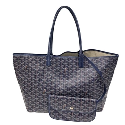 Bolso de Mano GOYARD: Saint Louis PM W34H26D14cm Azul Marino con Bolsa Foto 1 de 4