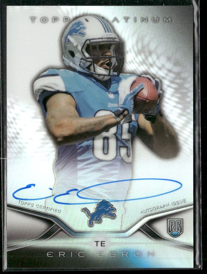 2014 Topps Platinum #16 Eric Ebron Rookie Refractor AUTO - Image 1 of 2