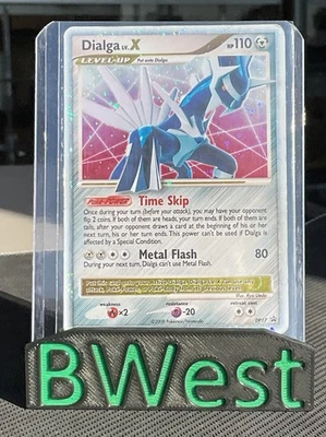 Tarjeta de JCC Pokémon Dialga LV X DP17 HP Diamante y Perla Promo 2008 Foto 1 de 4