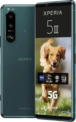 Sony Xperia 5 III 5G 128GB 8GB Dual Sim Unlocked Android Smartphone - Green - Image 1 of 4