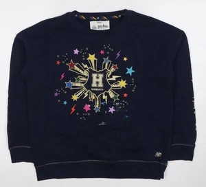 Marks and Spencer Girls Harry Potter Blue Pullover Sweatshirt 2XS - Picture 1 of 12