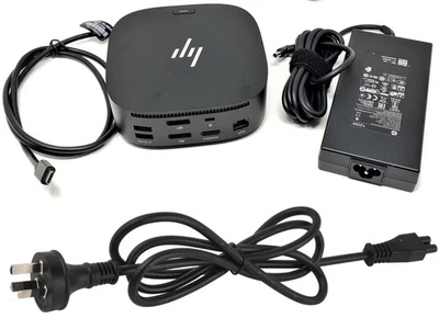 HP USB-C Dock G5 5TW10AA Notebook Docking Station HDMI USB DP HDMI *INC 120W PSU - image 1 of 4