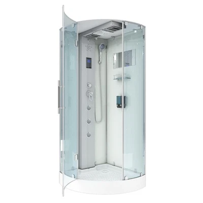 AcquaVapore D37-20L0-ALL Dusche Duschtempel Komplett Duschkabine 100x100 - Bild 1 von 4