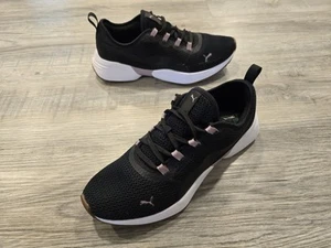 Puma Sirena Running Shoes Womens 10 Black White Sports Fresh Athletic 373826-01 - Picture 1 of 16