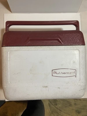Paquete de 6 bolsas de almuerzo Rubbermaid vintage EE. UU. sin bolsa de hielo limpio como Dios Foto 1 de 4