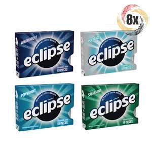 8x Eclipse Variety Pack Sugar Free Gum ( 18 Piece Packs ) Mix & Match Flavors! - Picture 1 of 2