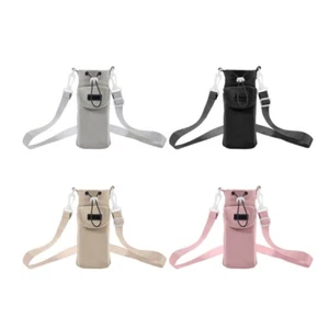 Drinkware Sleeve Water Bottle Shoulder Bag for Daily Use and Outdoor Activity - Picture 1 of 12