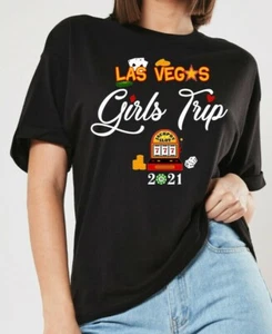 Group of Las Vegas Girls Trip T-Shirt Vacation shirt 2021 matching reunion Tee - Picture 1 of 16