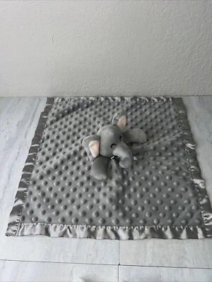 Мягкое милое детское одеяло-слон подарок для новорожденного мальчика/девочки уютная игрушка 16 дюймов - Изображение 1 из 4