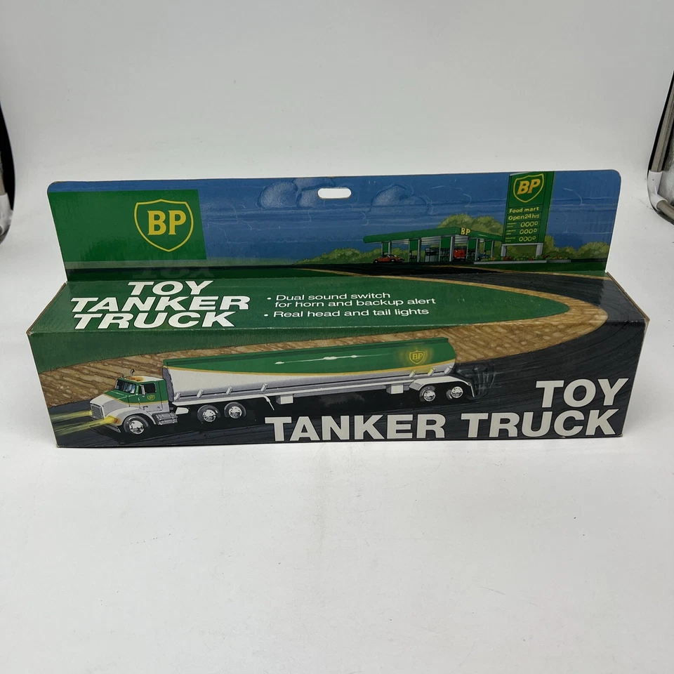 1993 BP Toy Race Car Carrier Truck Trailer - Limited Edition Series